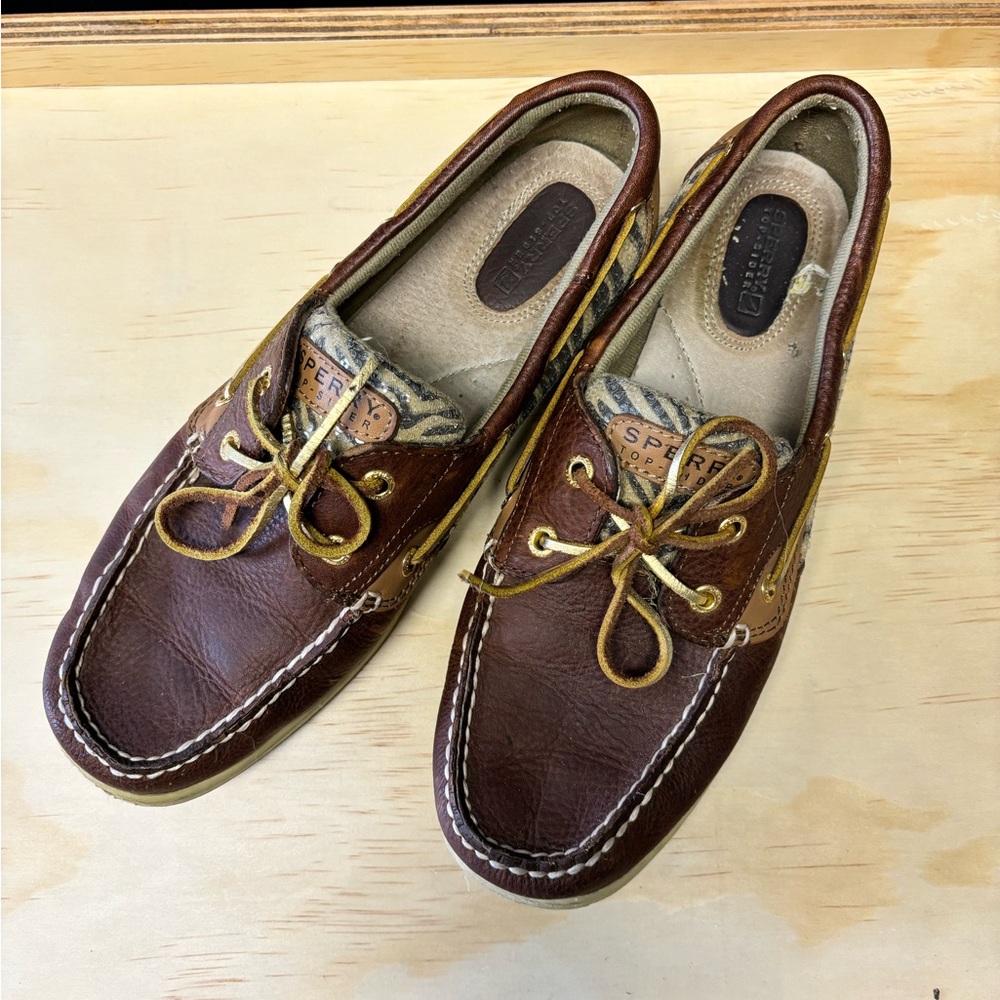 Sperry Top Sider Boatshoe Loafers Preppy Lake Summer Classic, 10 - Picture 4 of 6
